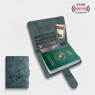 PU leather Travel Passport Cover Card ID Holders & luggage tag