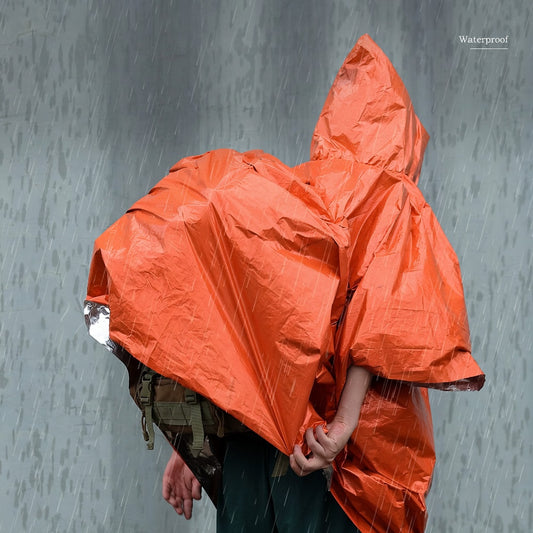 Daemon Emergency Raincoat Retroreflective Windproof Hiking Survival Multiple Colors
