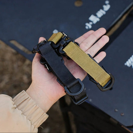 ISE MOUNT Tactical Webbing Long Handheld Travel Bag Suspenders