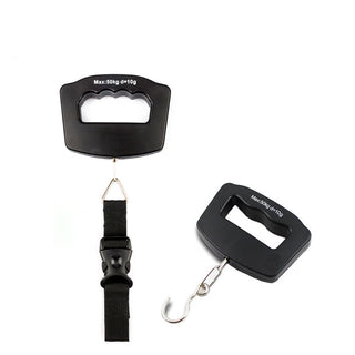GH-A10 Portable Electronic Luggage Scale 50kg Backlit Display Hook