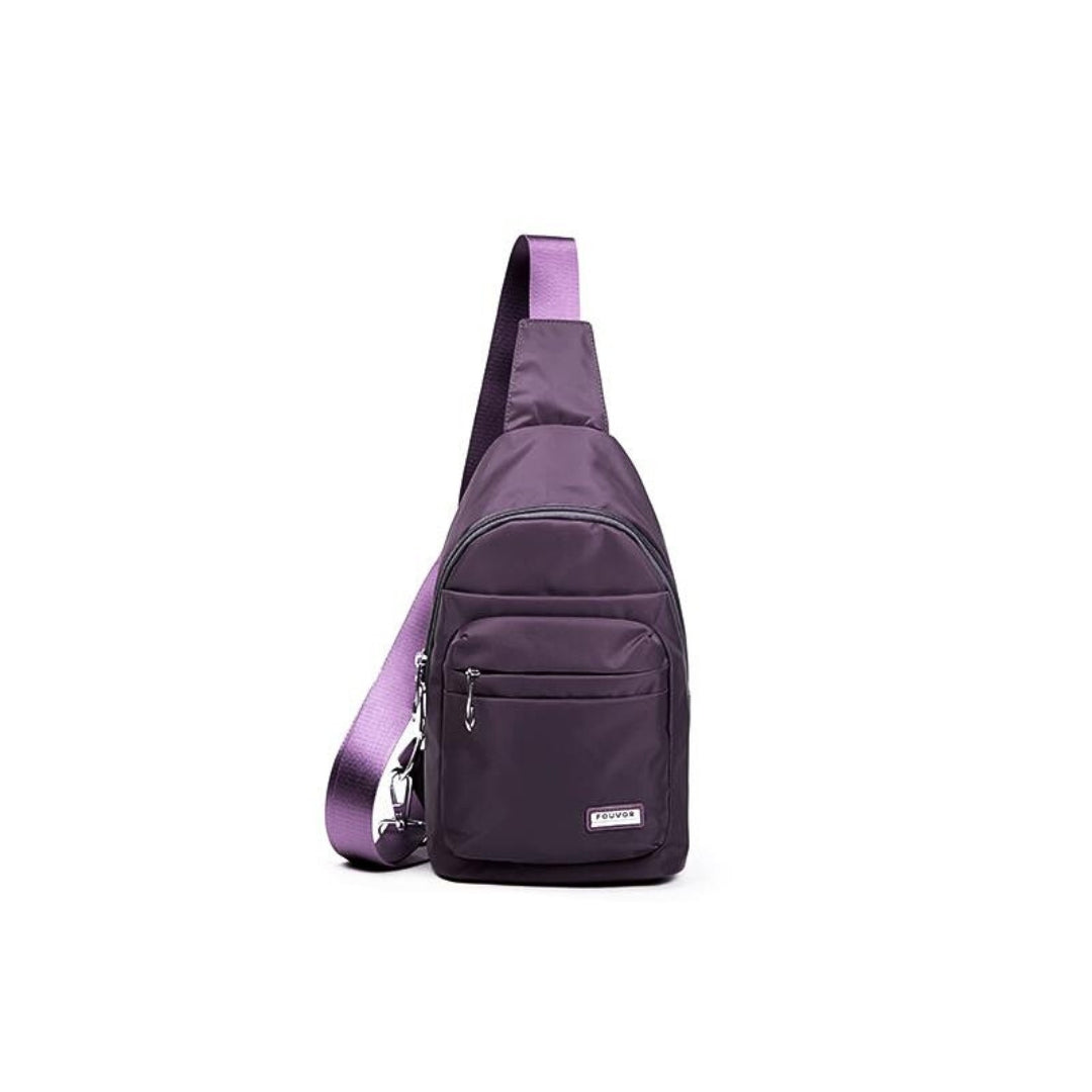 Solid-color crossbody bag, women's tide oxford cloth shoulder bag for travel