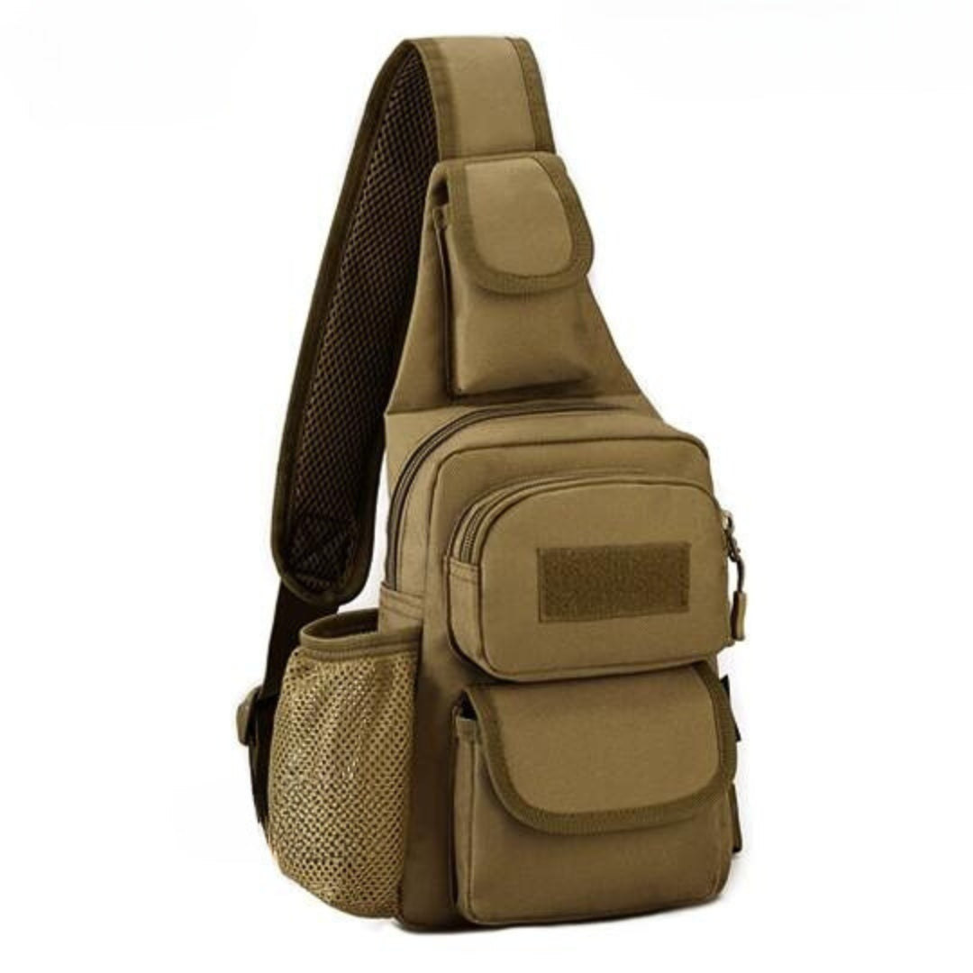 Multifunctional outdoor tactical shoulder bag with adjustable strap