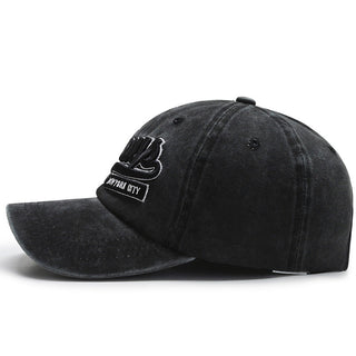 Outdoor sports washed denim casual versatile baseball caps