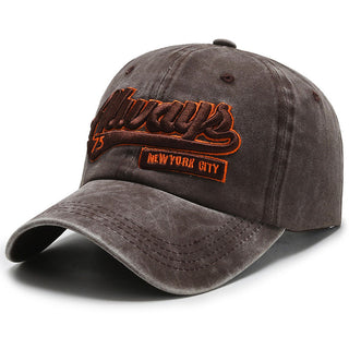 Outdoor sports washed denim casual versatile baseball caps