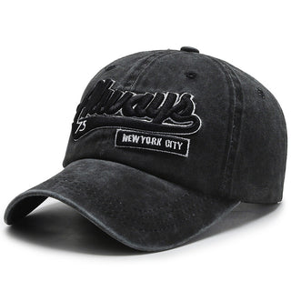 Outdoor sports washed denim casual versatile baseball caps