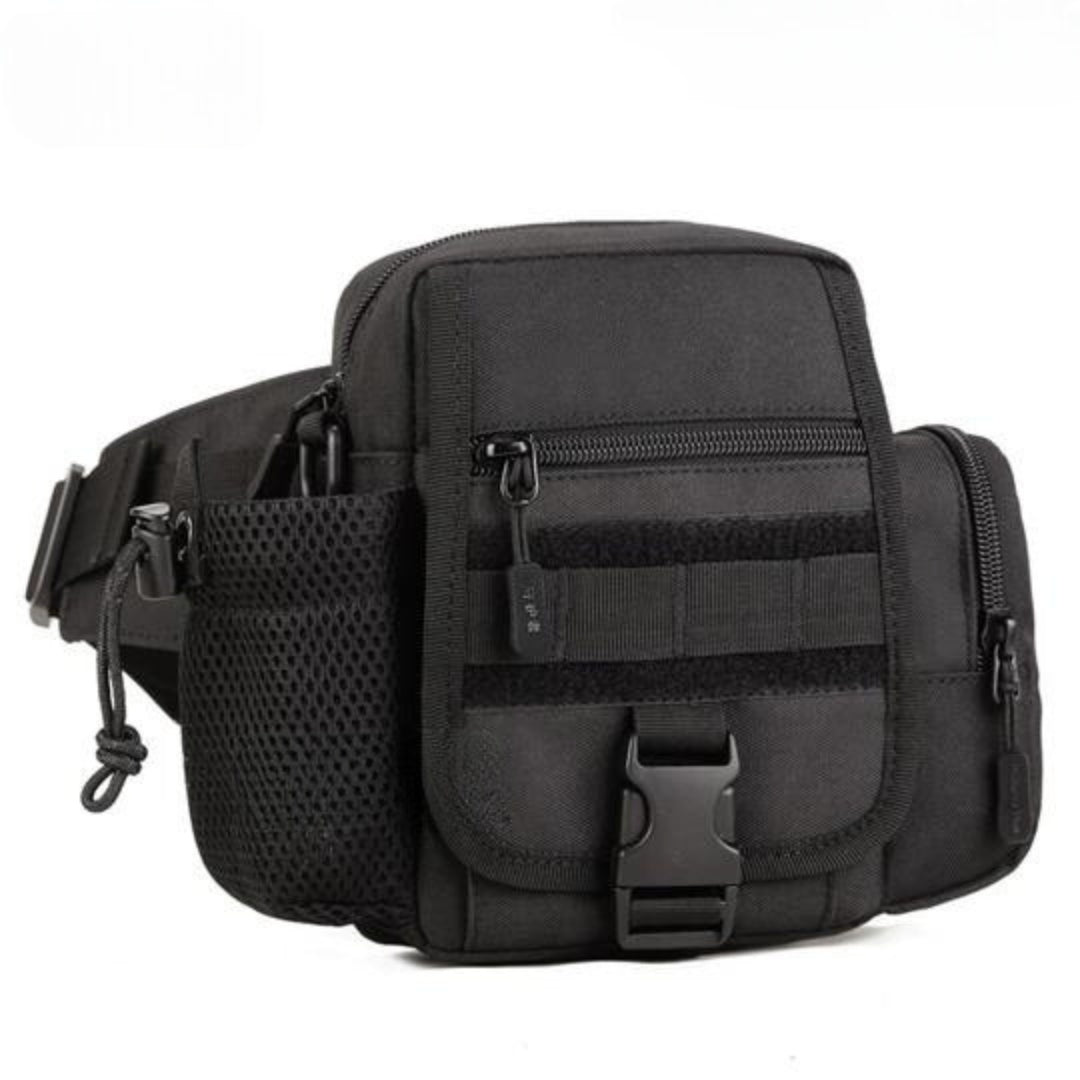 Outdoor tactical waist belt bag men's multifunctional water bottle waist bag for travel