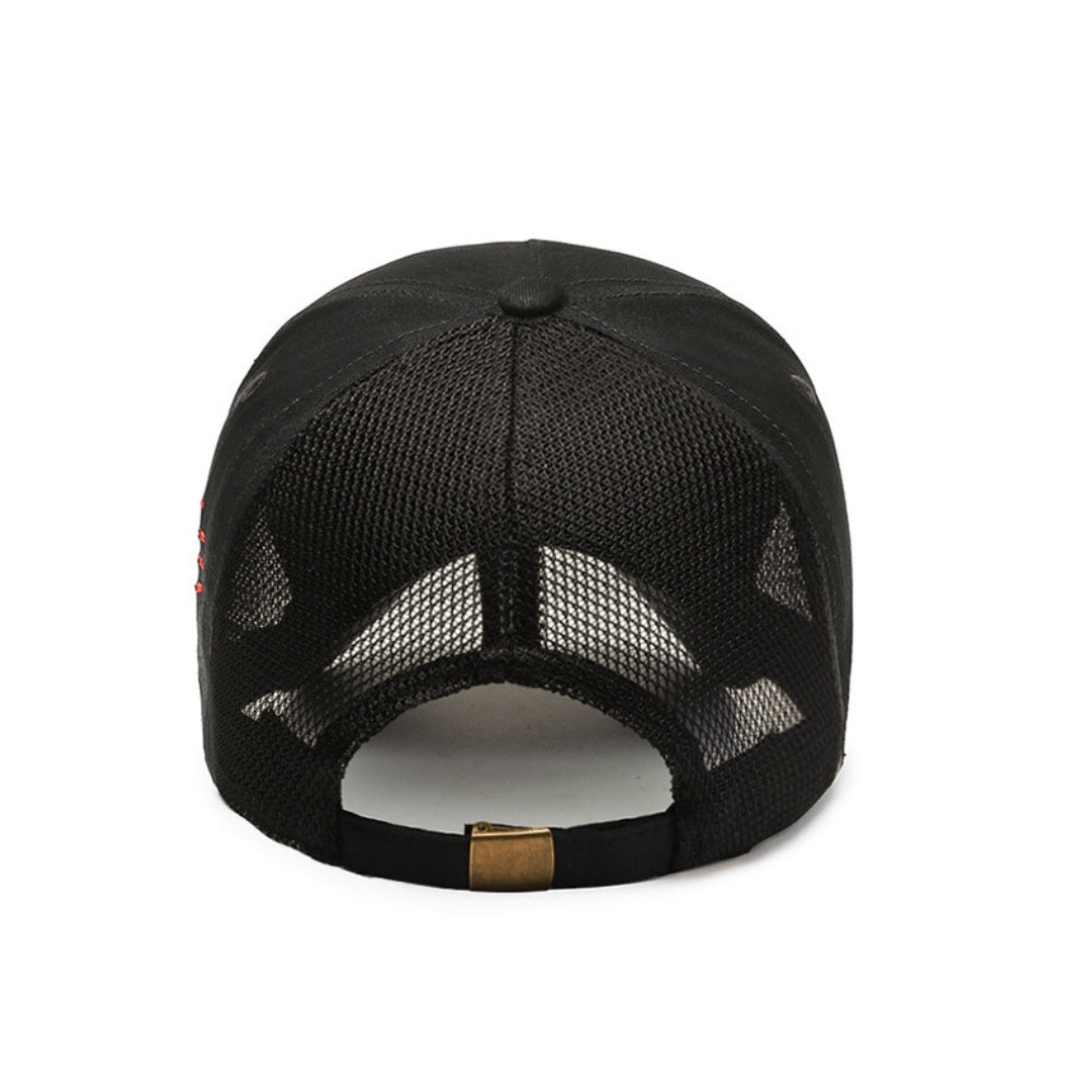 Tiger head embroidery high quality, light summer cap