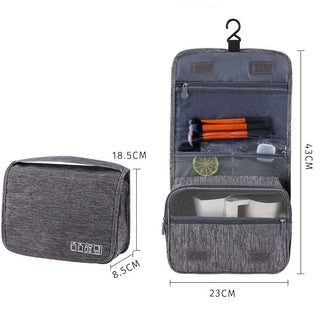 Portable cosmetic, large-capacity, multi-functional storage bag
