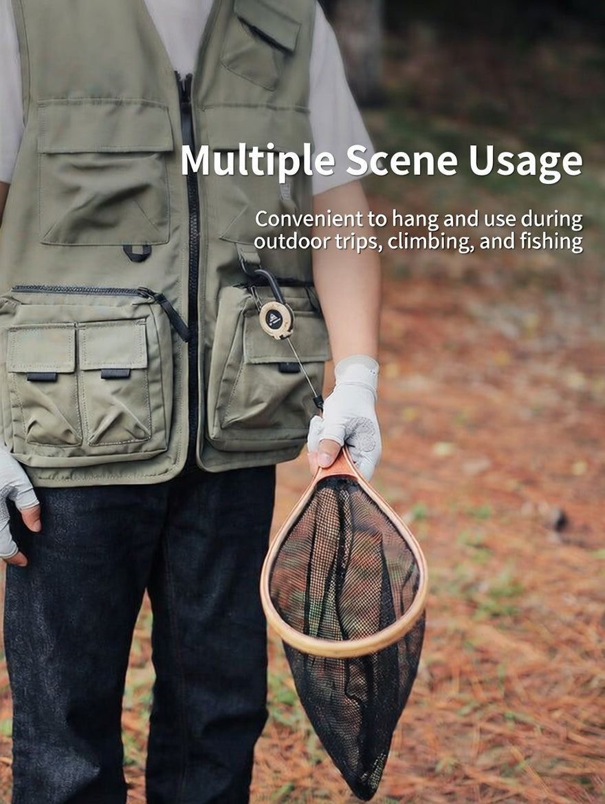 ISE MOUNT Tactical Retractable Steel Wire Keychain Anti-Lost Outdoor Gear