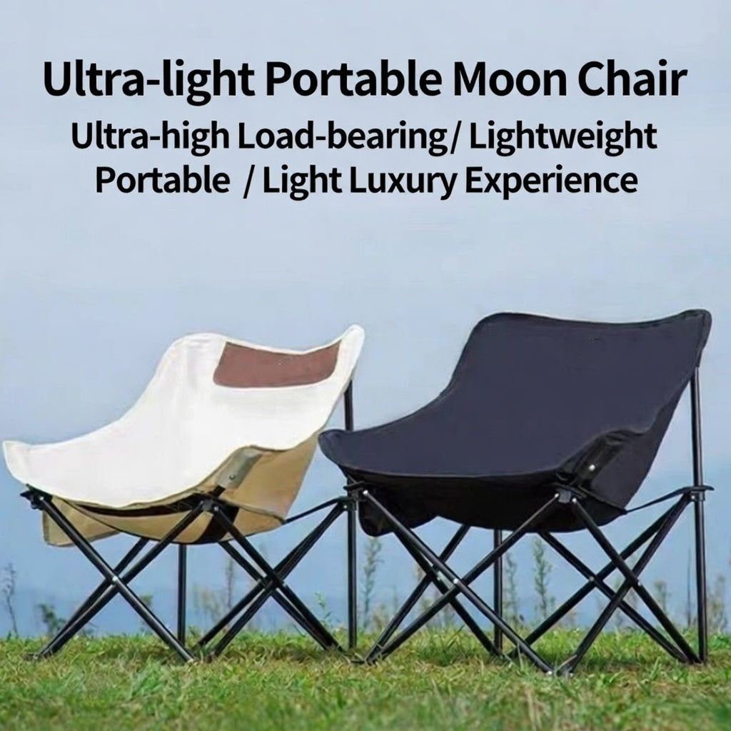 Ultra-light Portable Folding Moon Chair for Camping and Fishing