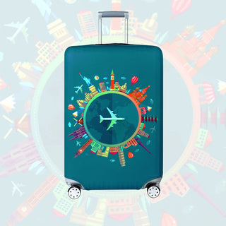 Travel Luggage Cover Washable Suitcase Protector Anti-Scratch Cover