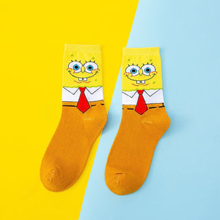 SpongeBob Character All Season Friendly Printed Socks
