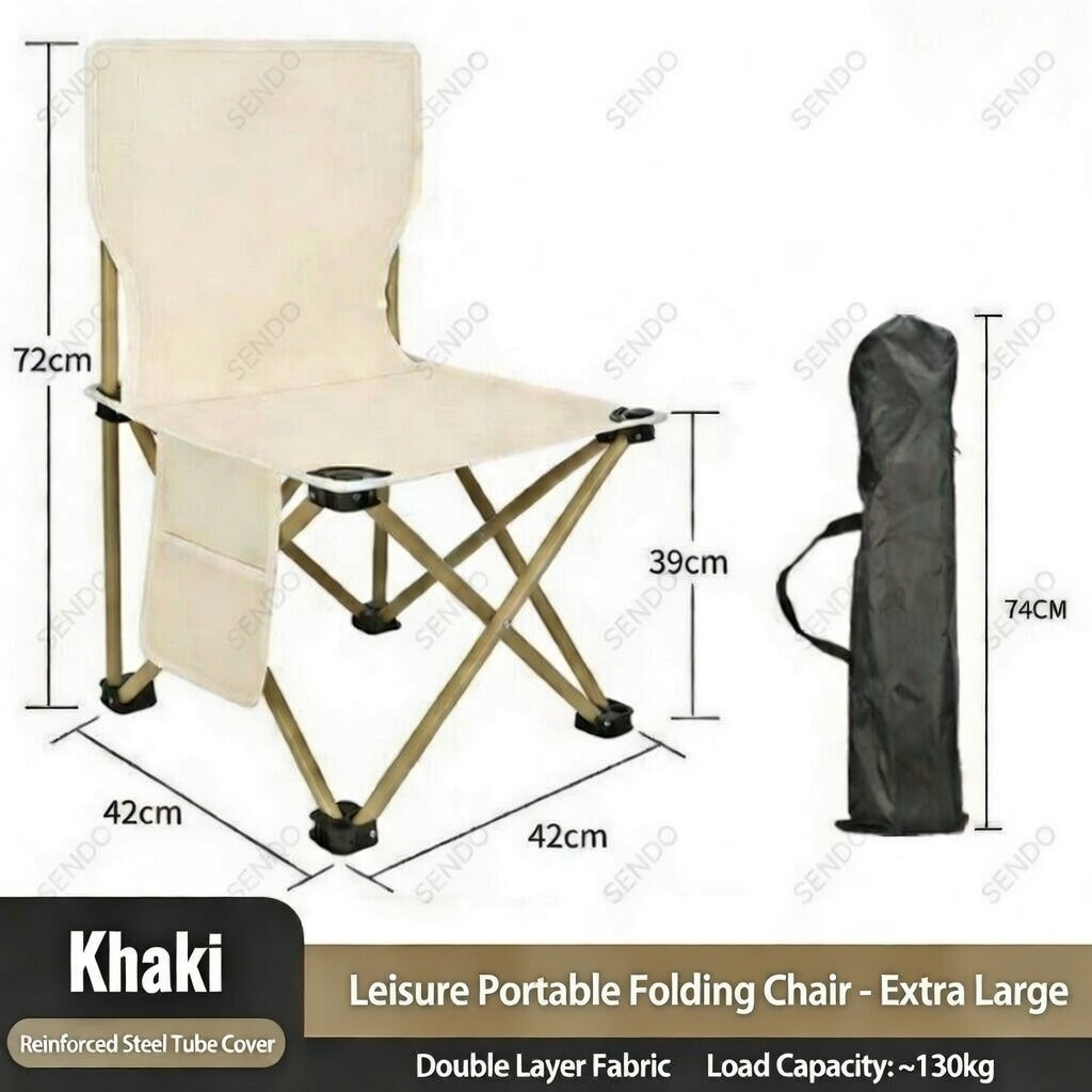 Portable Folding Camping Chair for Outdoor Picnic Dining