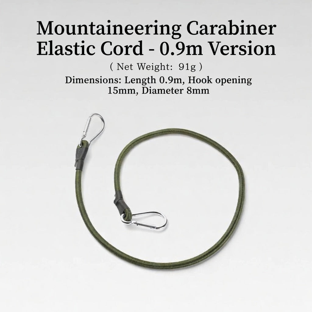 ISE MOUNT 8mm Elastic Camping Strap Luggage Tent Rack Hook – Trekmad