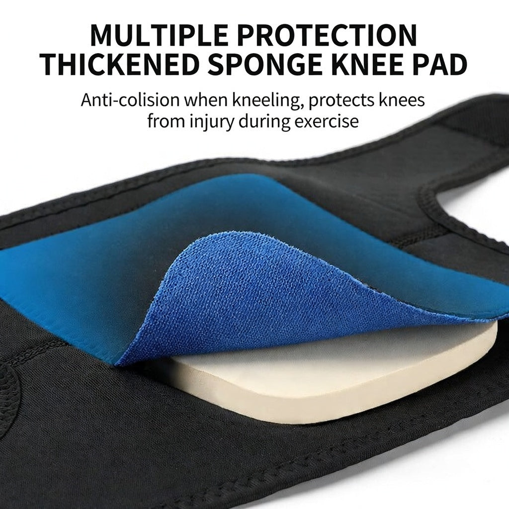 REXCHI Breathable Thickened Compression Knee Pads for Running and Cycling