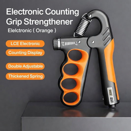 Adjustable Electronic Counting Hand Grip Strengthener for Muscle Building
