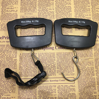 GH-A10 Portable Electronic Luggage Scale 50kg Backlit Display Hook