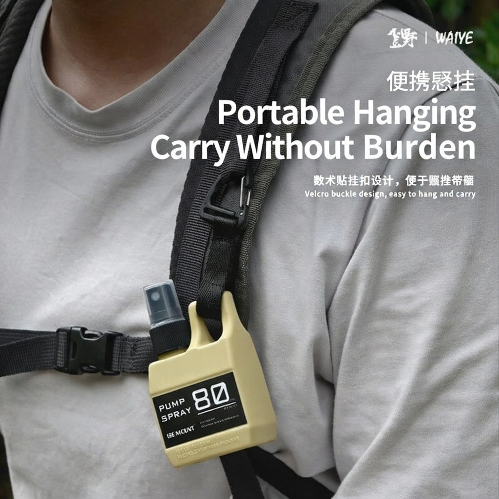 Portable 80ml Travel Spray Bottle for Sanitizer and Alcohol