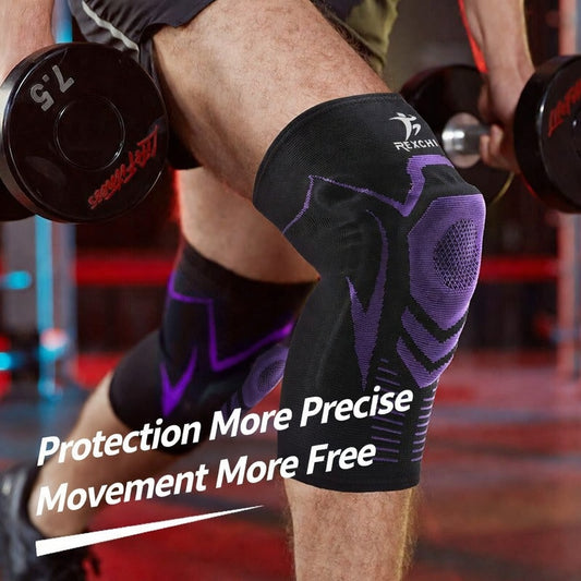 REXCHI Elastic Compression Leg Sleeves for Basketball Running and Cycling
