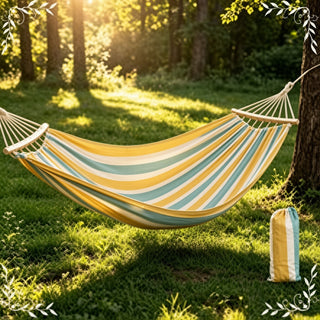 Thickened Striped Camping Hammock