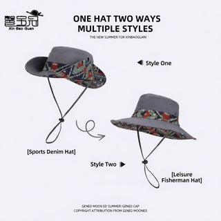 Wide Brim Waterproof Quick Dry Sun Hat for Outdoor Hiking