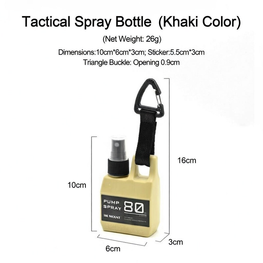 Portable 80ml Travel Spray Bottle for Sanitizer and Alcohol