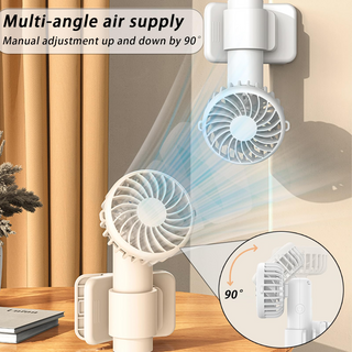 Multifunctional USB Outdoor Portable Clip Stand Handheld Mini Electric Fan