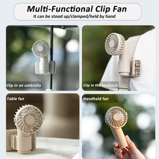 Multifunctional USB Outdoor Portable Clip Stand Handheld Mini Electric Fan