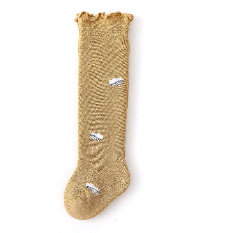 Full Length Reactive Printing Korean Style Thick Warm Children's Socks