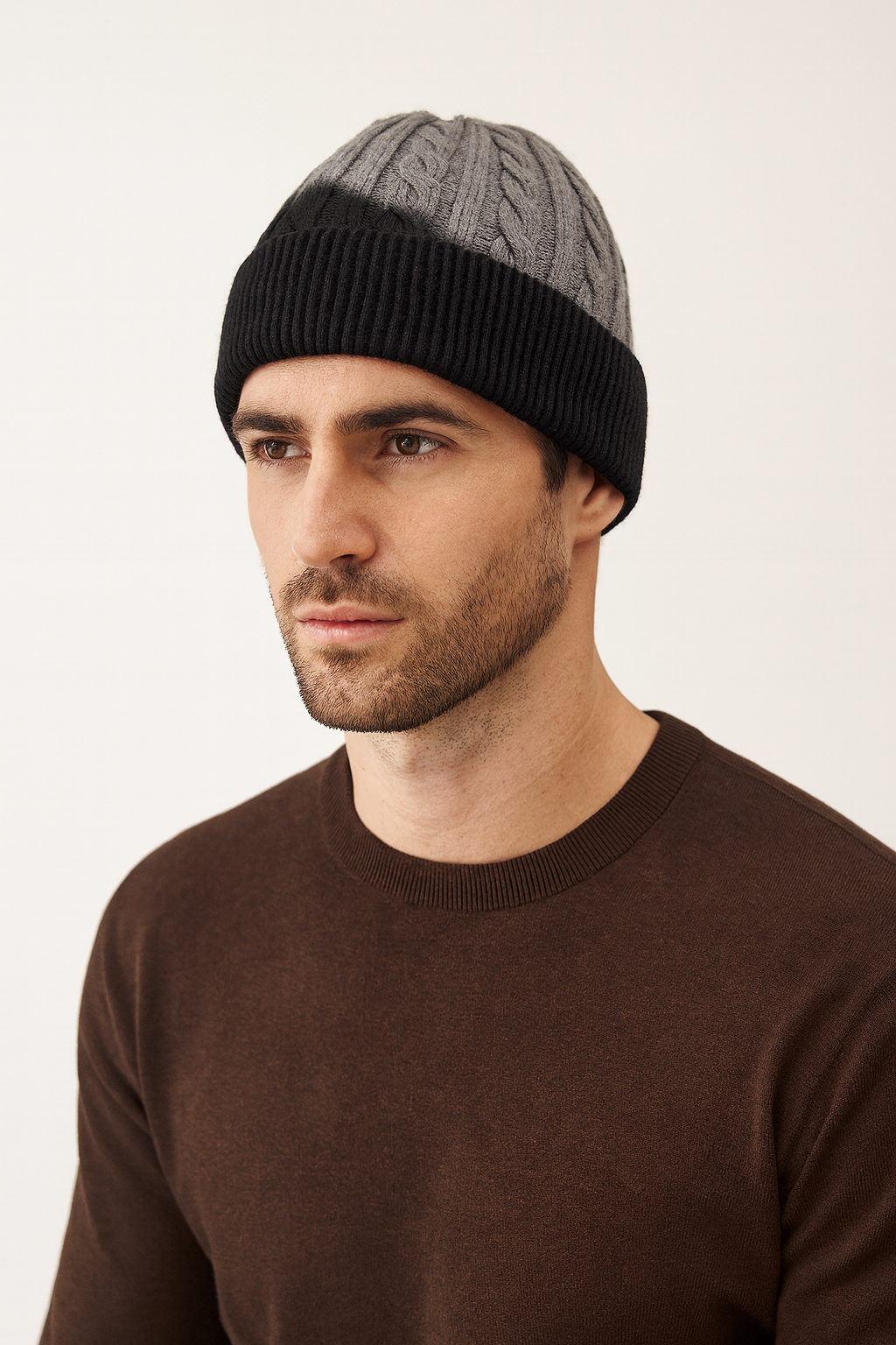 পুরুষ এবং মহিলাদের জন্য আউটডোর উষ্ণ টাই-ডাই উলের বোনা বিনি