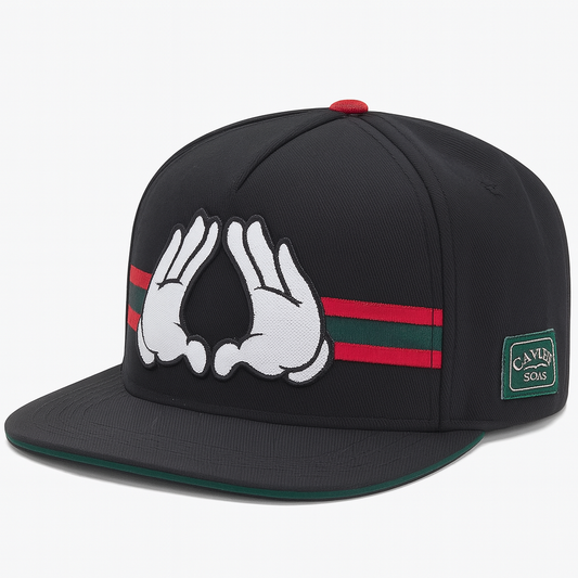 Premium Embroidered Snapback Hat with Bold Logo
