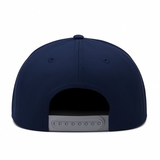 Embroidered Anchor Patch Snapback Cap