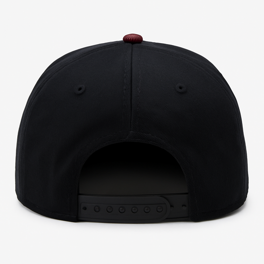 Flat Brim Streetwear Embroidered Front Snapback Cap