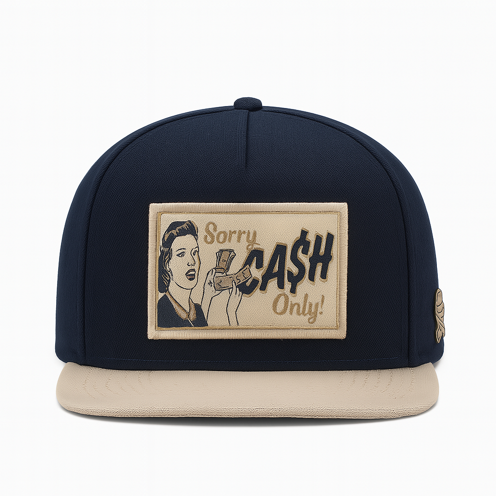 Flat Visor Patch and Embroidery Snapback Hat