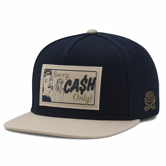 Flat Visor Patch and Embroidery Snapback Hat