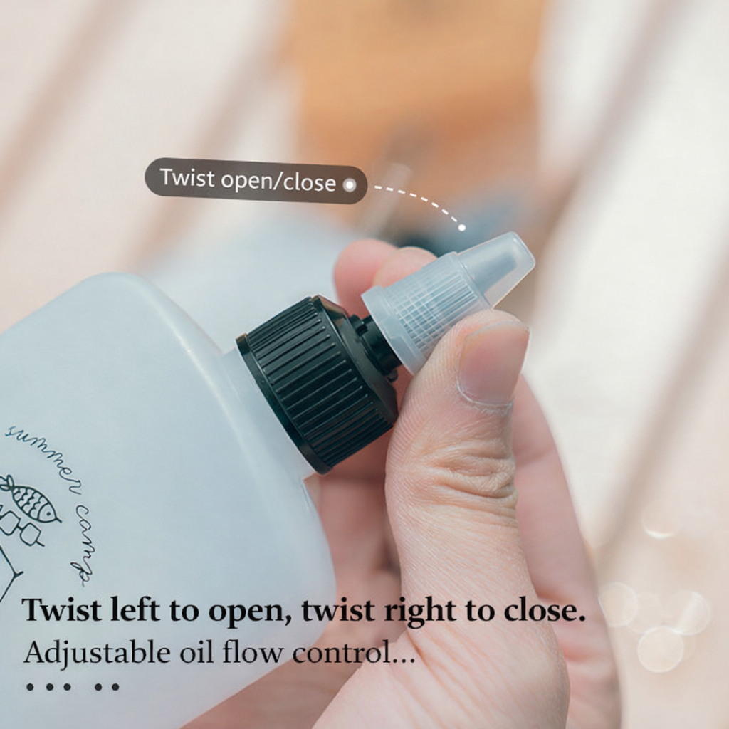 Portable Leakproof 120ml Camping Oil Dispenser and Seasoning Bottle