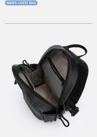 Trendy Waterproof Men’s Chest Crossbody Bag Travel Shoulder Pack