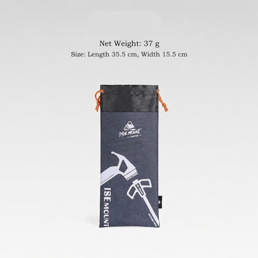 ISE MOUNT Camping Hammer Stake Storage Bag Oxford Cloth Pouch
