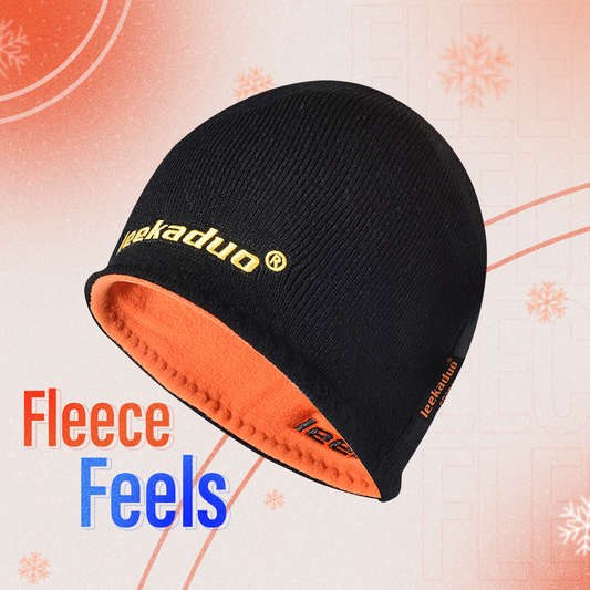 Plain embroidery knit men's winter beanie hat