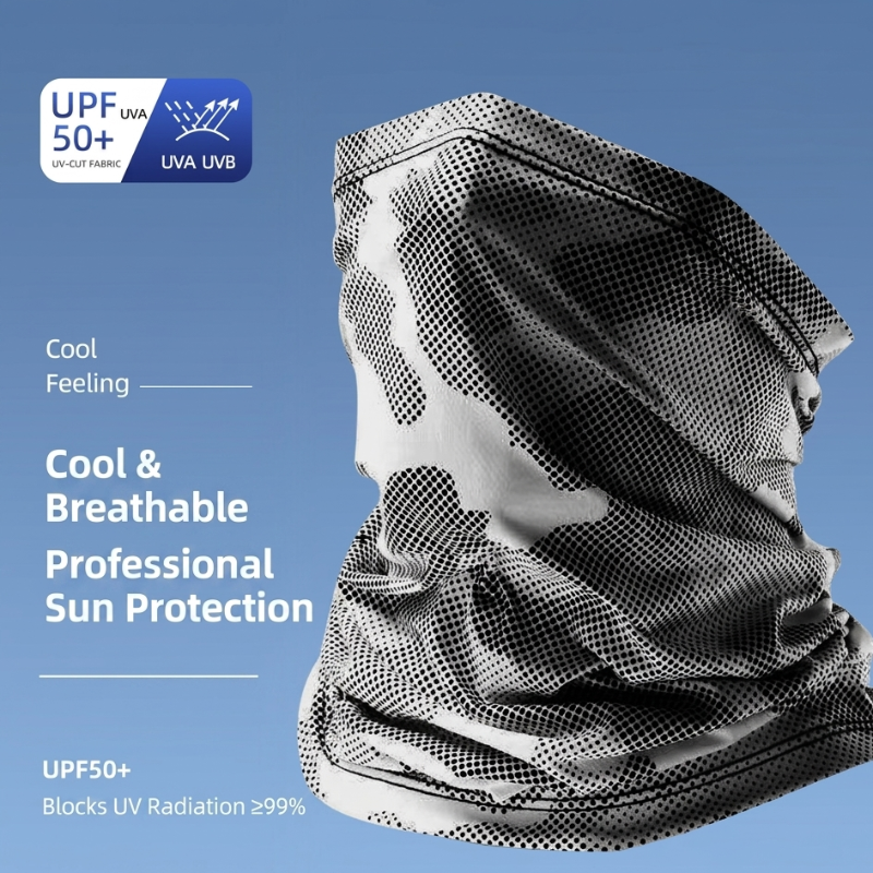 Camouflage UV Protection Sleeves Breathable Polyester