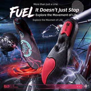 Southern Seal Men's Shock-Absorbing Running Insoles Black