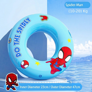 Durable Thickened Inflatable Swimming Ring for Kids and Adults Water Fun