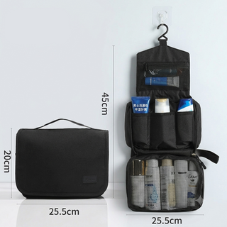 Men's Travel Toiletry Bag with Wet and Dry Separation