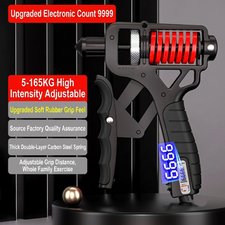 Adjustable Heavy Duty Hand Grip Strengthener with Digital Counter