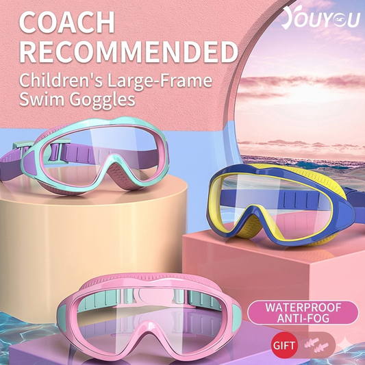 Professional Kids Anti-Fog Waterproof Swimming Goggles for Boys Girls