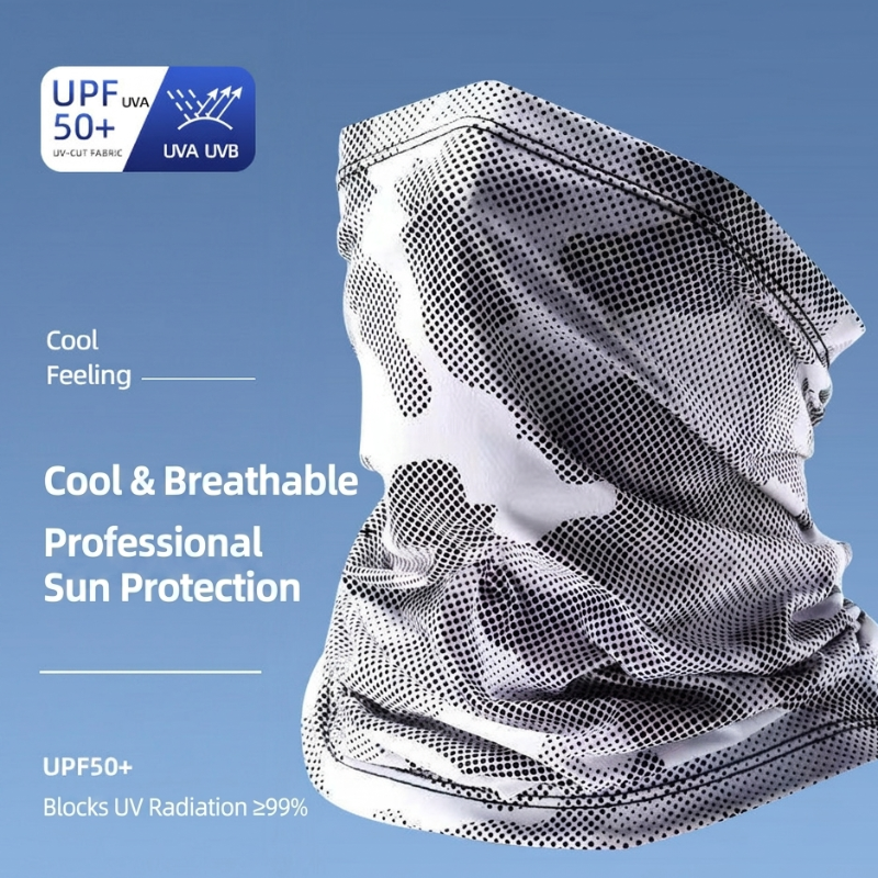 Camouflage UV Protection Sleeves Breathable Polyester
