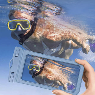 Universal Waterproof Phone Pouch With Touch Screen for Swimming Diving