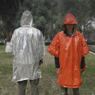 Daemon Emergency Raincoat Retroreflective Windproof Hiking Survival Multiple Colors