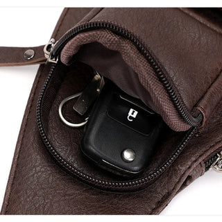 Mens Outdoor Chest Crossbody Anti-theft Shoulder Bag