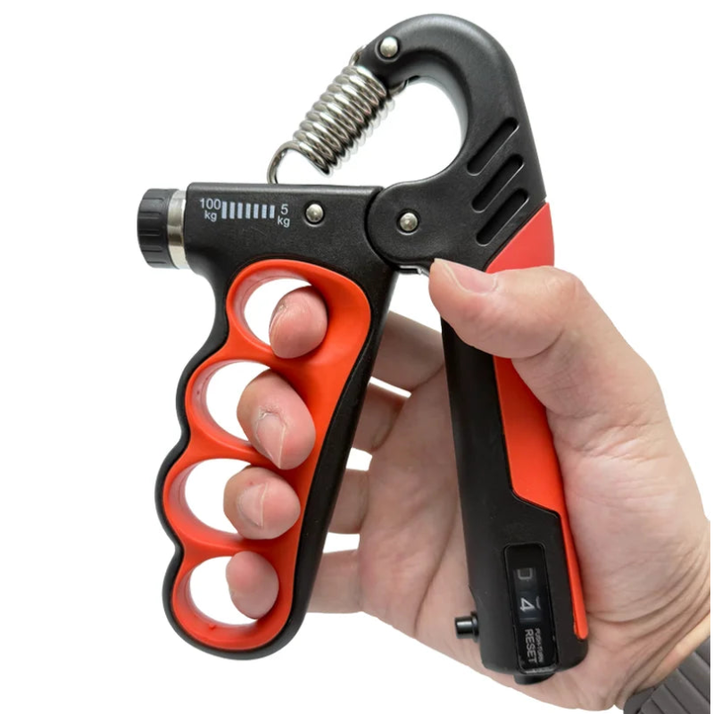 Adjustable Electronic Counting Hand Grip Strengthener for Muscle Building